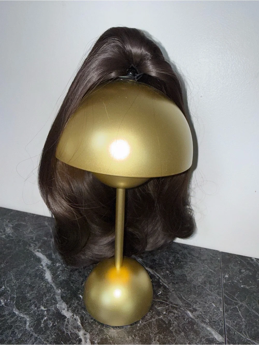 NEW Luxurious Dark Brown Curled Claw Clip Ponytail Extension